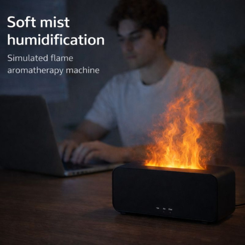 Flame Effect Aroma Humidifier/Diffuser