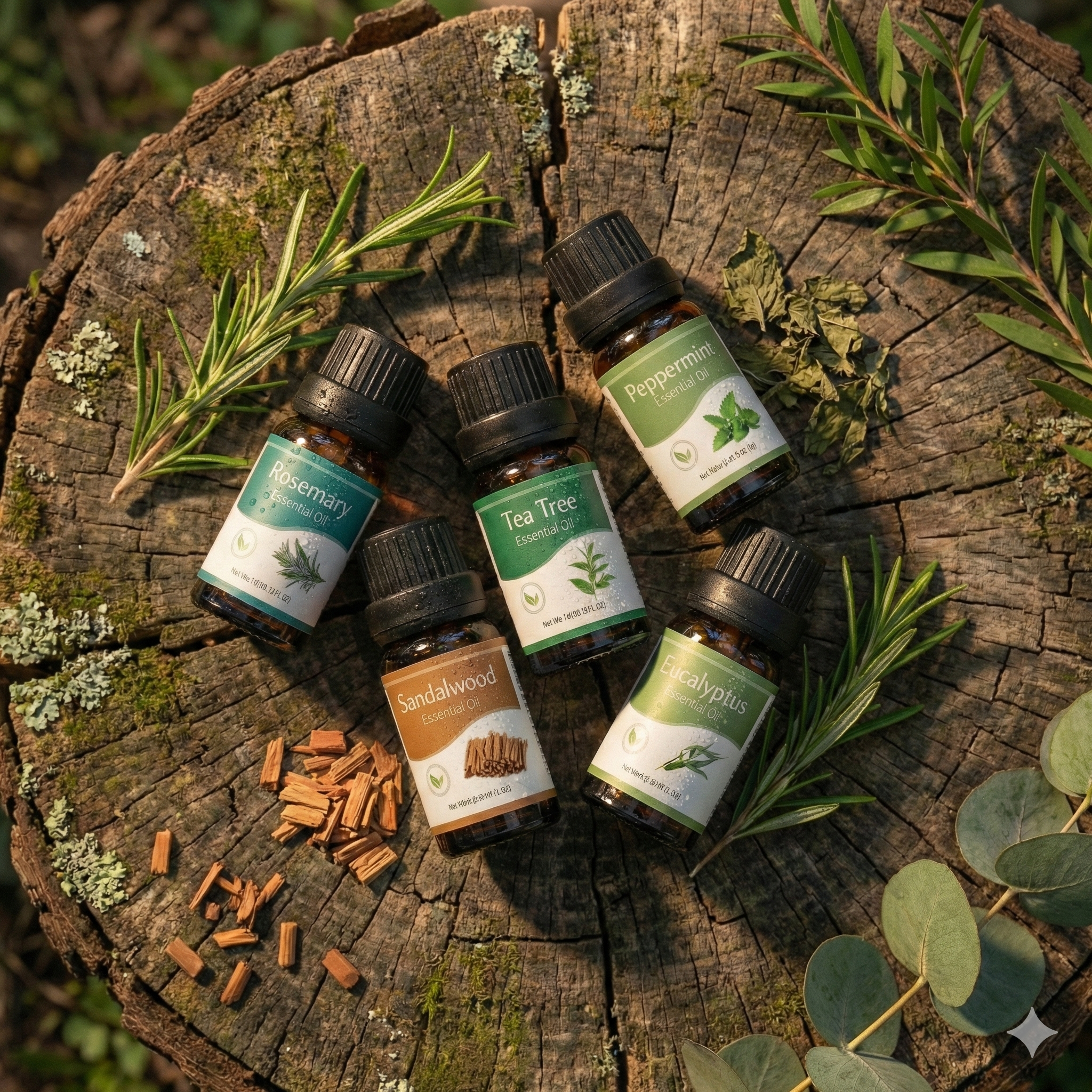 Essential Oil Collection - 5 Scents