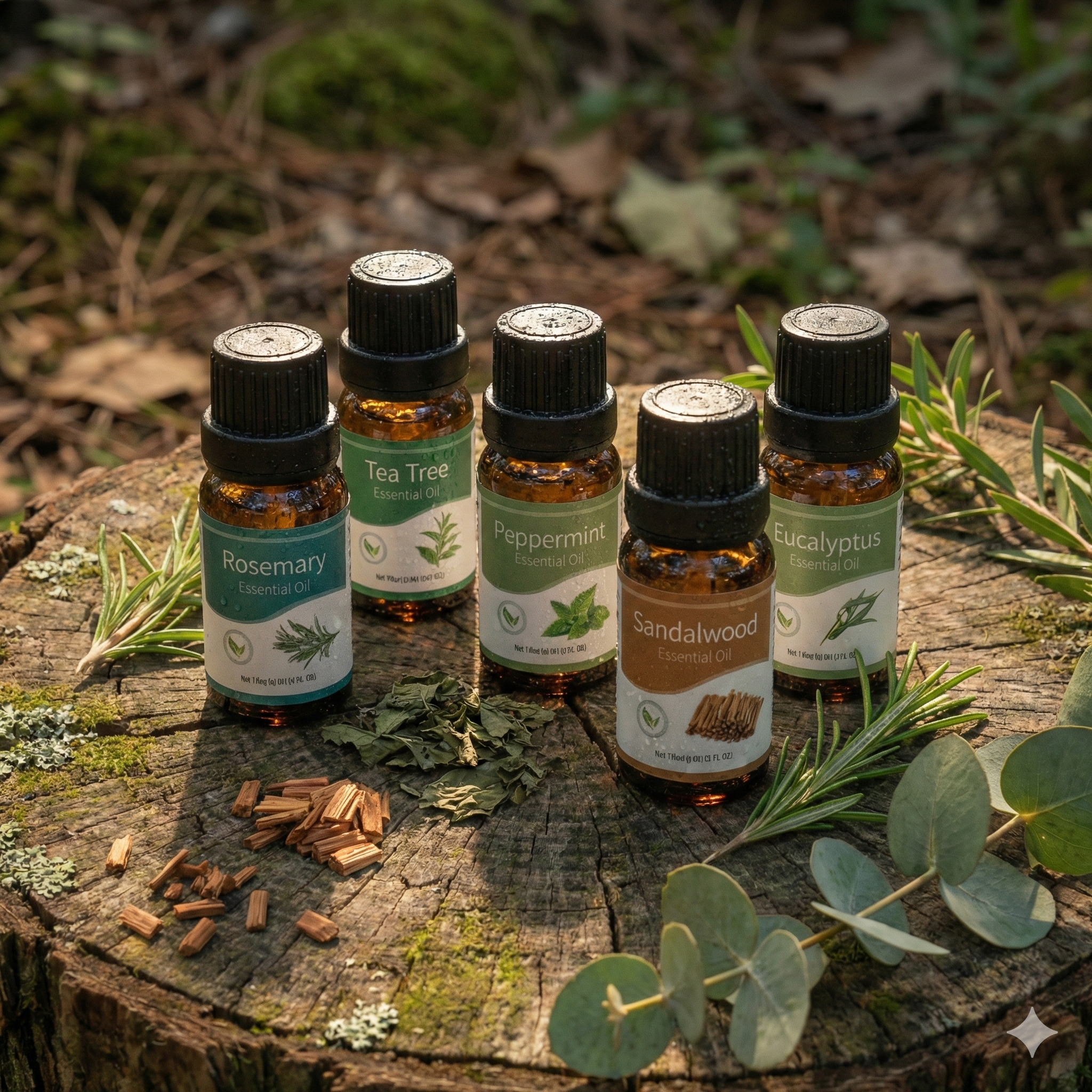 Essential Oil Collection - 5 Scents